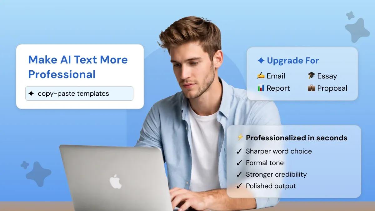 Make Your Text More Professional with AI