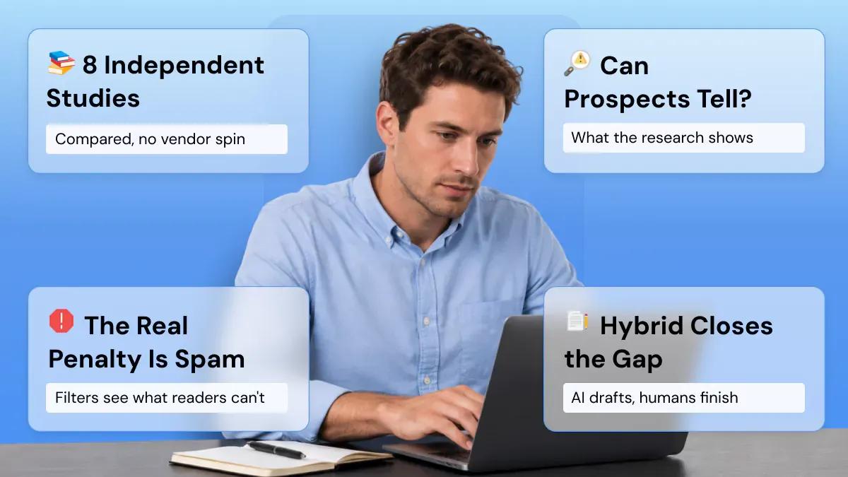 AI vs Human Cold Email Reply Rates