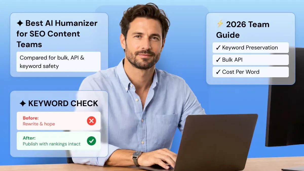 Best AI Humanizer for SEO Content Teams in 2026
