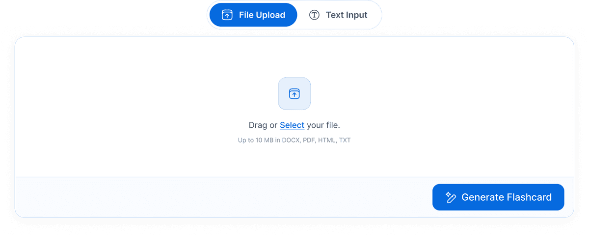 Upload your content