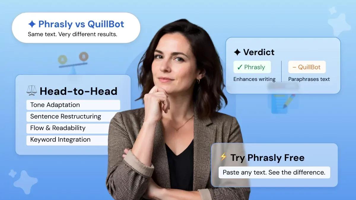 Phrasly.ai vs QuillBot