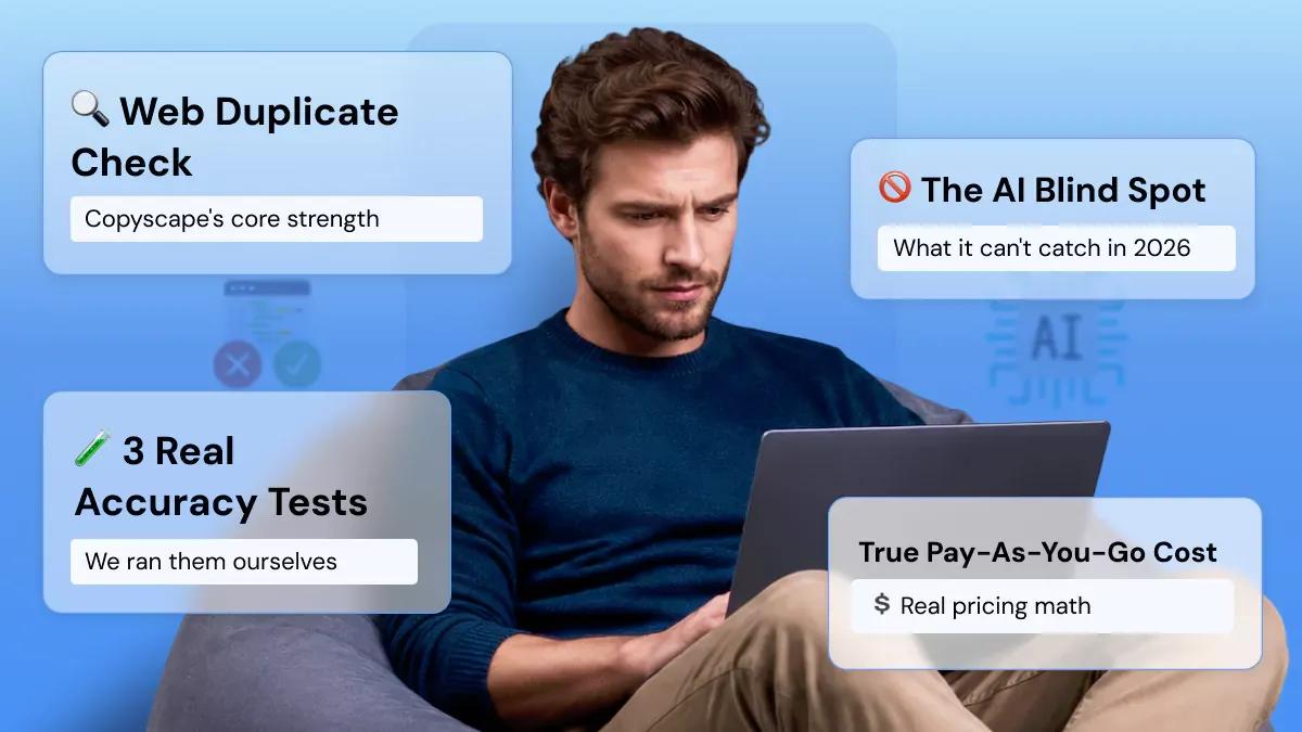 Copyscape Plagiarism Checker
