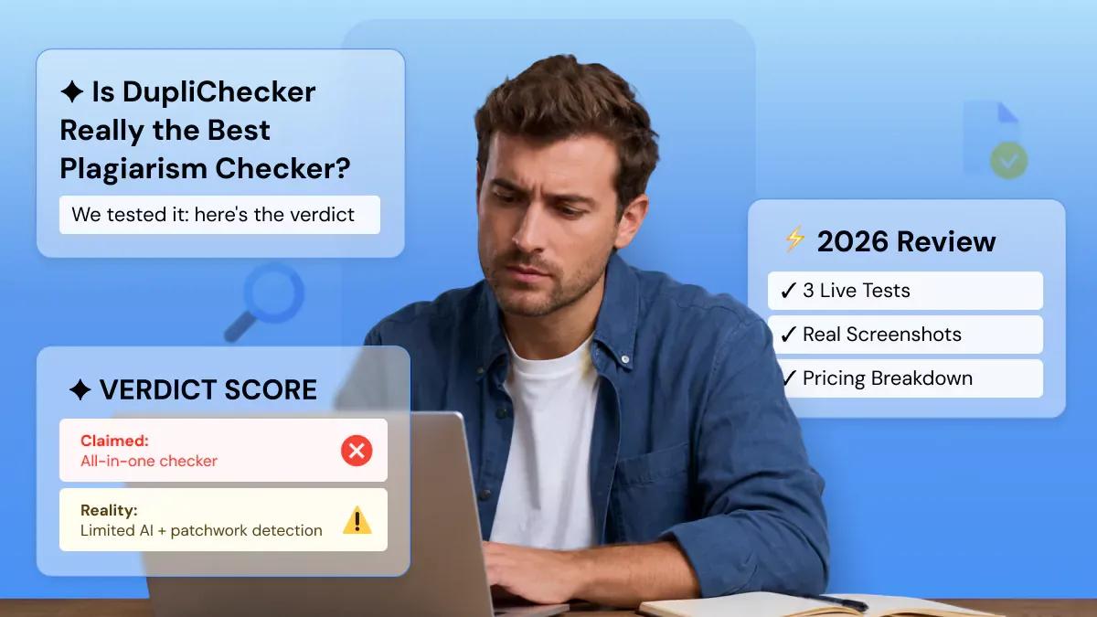 DupliChecker Plagiarism Checker Review