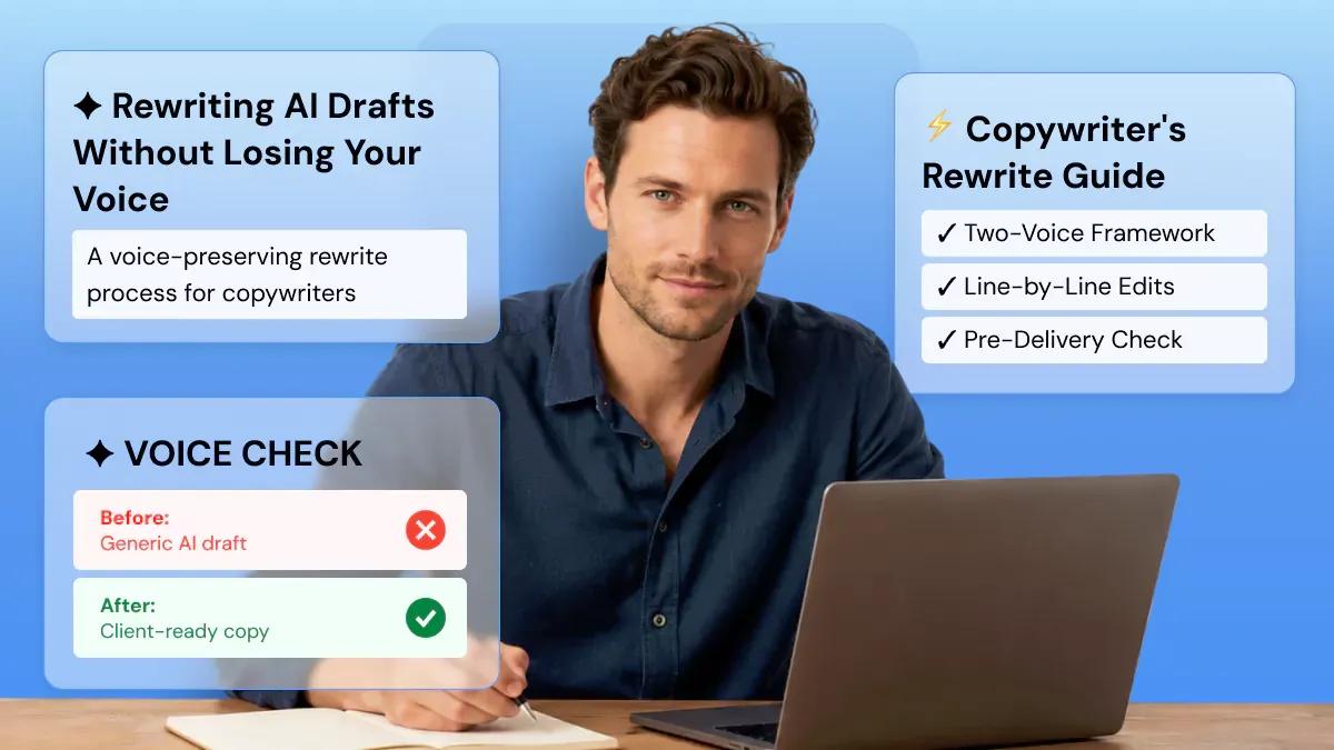 Rewriting AI Drafts for Client Deliverables Without Losing Your Voice