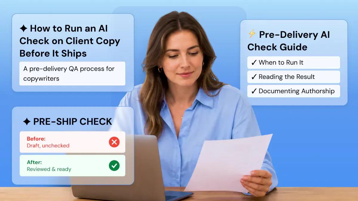 Run an AI Check on Client Copy Before It Ships