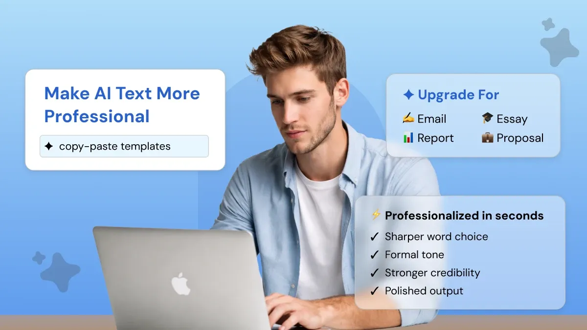 How to Use AI to Make Your Text More Professional