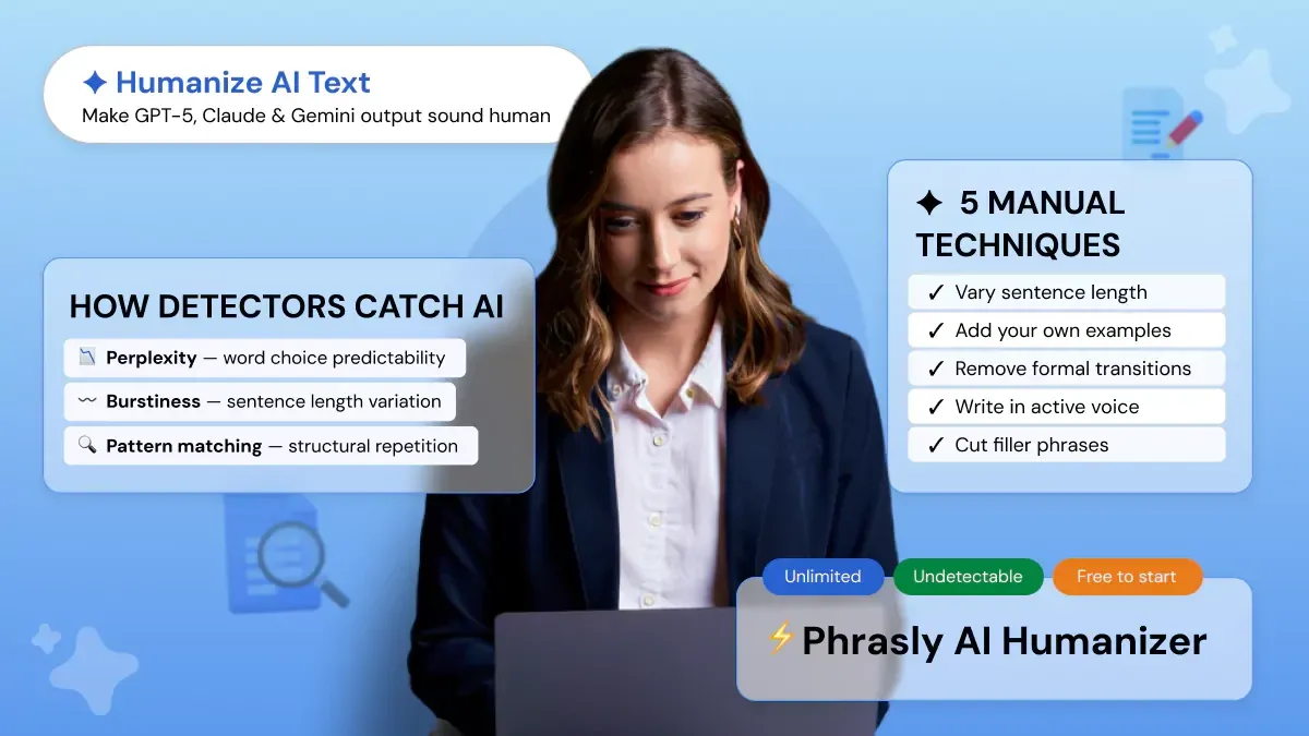 How to Humanize AI Text: 5 Easy Methods + Free Tool