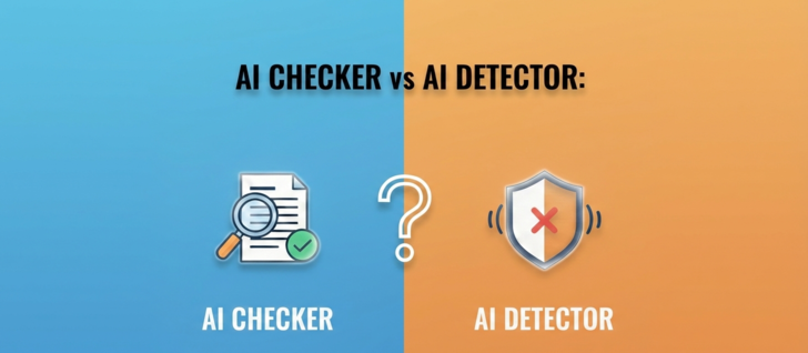 AI checker vs AI detector comparison guide